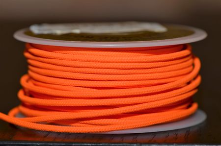 BCY D-loop material Braided polyester #24, Fluo orange